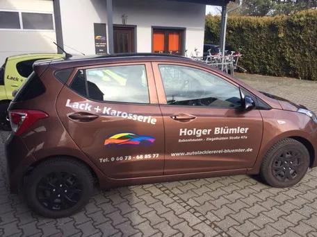 Werkstatt-Ersatzwagen der Autolackiererei Blümler